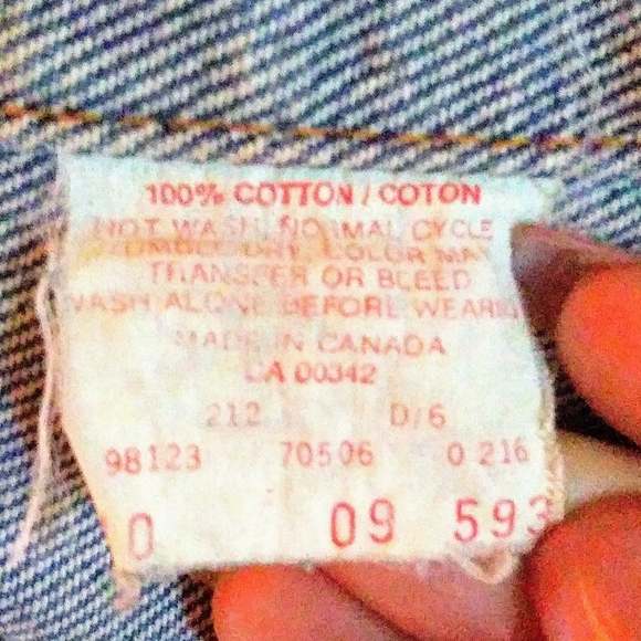 🎉🎉🎉 HP B192 Vintage Levi's Denim Trucker Jacket 40 🎉🎉🎉 - Picture 6 of 7